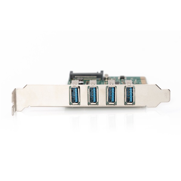 DIGITUS DS-30221-1 4 Port USB 3.0 PCIe hálózati kártya - Image 3