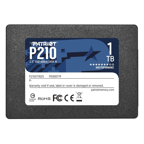 SSD Patriot 1TB P210 2,5" SATA3