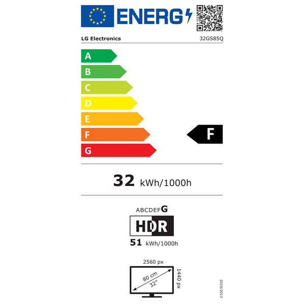 LG 32" 32GS85Q-B.AEU UltraGear QHD Nano IPS 180Hz HDMI/DP/USB gamer monitor - Image 5