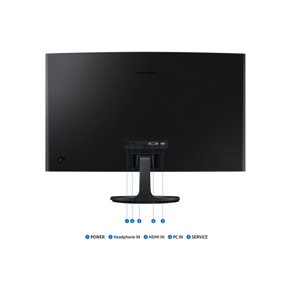 Samsung 27" LS27D360GAUXEN FHD VA 100Hz VGA/HDMI ívelt monitor (Újracsomagolt) - Image 5