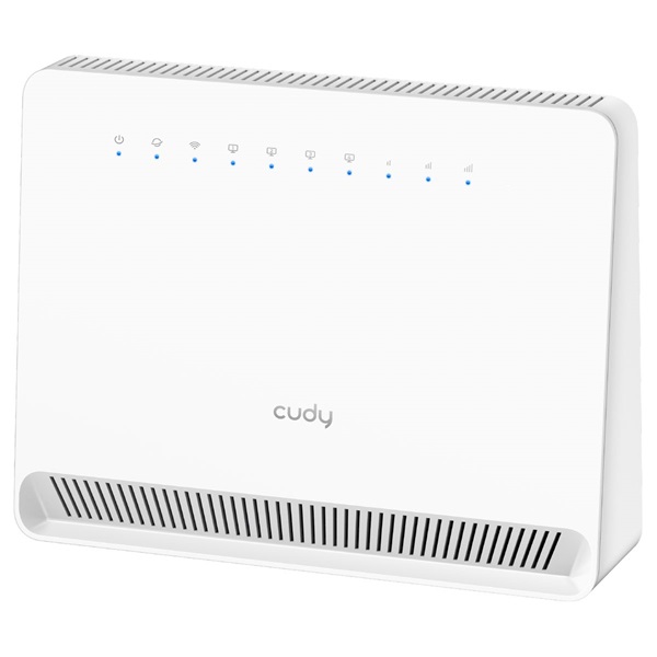 CUDY LT400E egysávos N300 WIFI 4G LTE CAT4, nanoSIM, belső antennás fehér Router - Image 3