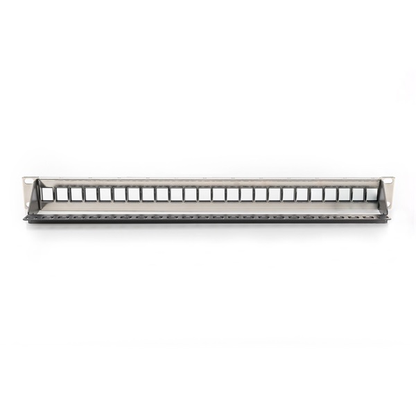 DIGITUS DN-91411-LF 24port 19" 1U moduláris fekete árnyékolt üres Patch Panel - Image 3