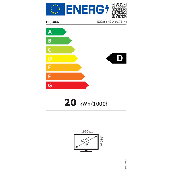 HP 31,5" Series 5 532sf FHD VA VGA/HDMI szürke-fekete monitor - Image 6