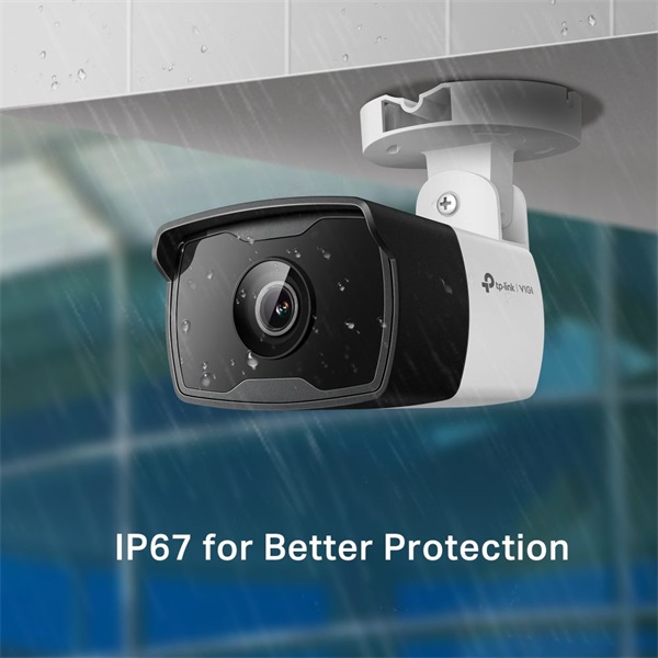 TP-Link VIGI C330I /3MP/2,8mm/kültéri/H265/IR30m/Smart Detection/IP csőkamera - Image 8