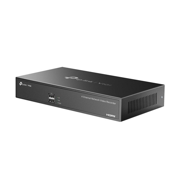 TP-Link VIGI NVR1004H /4 csatorna/H265+/80Mbps rögzítés/1x SATA/hálózati rögzítő (NVR) - Image 3