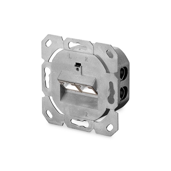 DIGITUS DN-9006-N Cat6 Modulo50 dupla falon kívüli aljzat 2xRJ45 árnyékolt csatlakozóval - Image 5