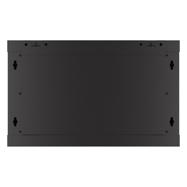 Lanberg WF01-6406-23B 19" 6U SZÉL:600mm MÉLY:450mm MAG:379mm lapraszerelt perforált ajtós fekete fali rack szekrény - Image 4