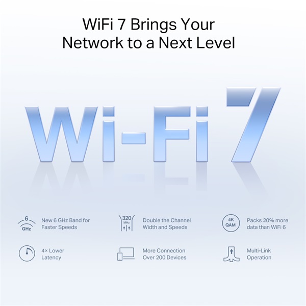 Mercusys Halo H47BE(2-pack) BE9300 fehér otthoni mesh Wi-Fi 7 rendszer (2db) R - Image 5