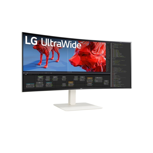 LG 37,5" 38WR85QC-W WQHD+ IPS 144Hz HDMI/DP/USB-C/USB/RJ45 ívelt monitor - Image 2
