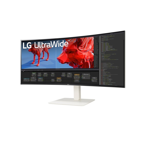 LG 37,5" 38WR85QC-W WQHD+ IPS 144Hz HDMI/DP/USB-C/USB/RJ45 ívelt monitor - Image 3