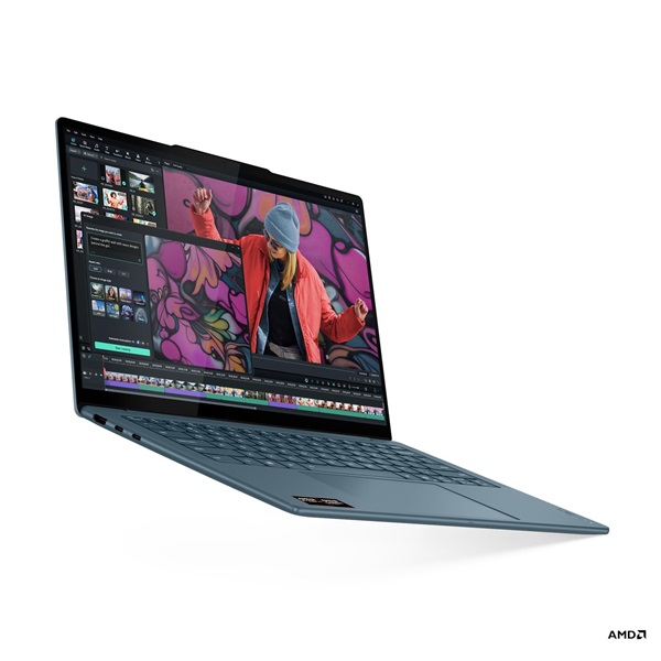 Lenovo Yoga Slim 7 14AKP10 14"WUXGA OLED/AMD Ryzen AI 7 350/16GB/1TB/Int. VGA/Win11/kék laptop - Image 6