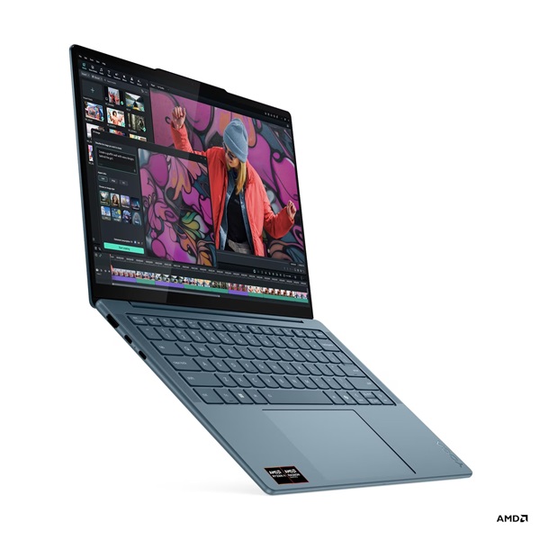 Lenovo Yoga Slim 7 14AKP10 14"WUXGA OLED/AMD Ryzen AI 7 350/16GB/1TB/Int. VGA/Win11/kék laptop - Image 7
