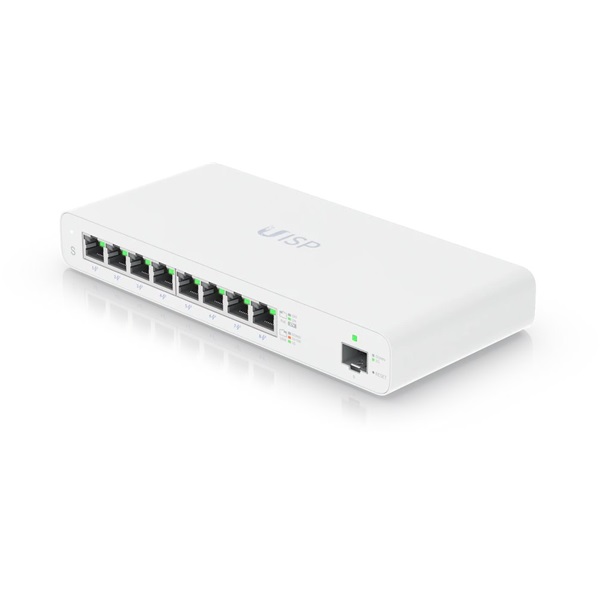 Ubiquiti UISP-S 8xGbE PoE LAN 1xSFP port L2 menedzselhető PoE switch - Image 3