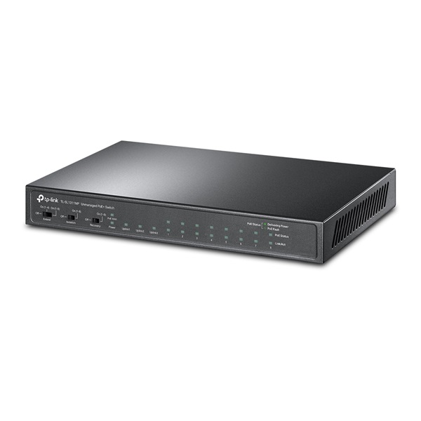 TP-Link TL-SL1311MP 8x10/100Mbps LAN port 8xPoE+ 2xGbE LAN 1xGbE SFP port nem menedzselhető asztali switch - Image 2