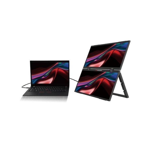 Verbatim 32403 Essentials hordozható 15,6" Full HD dupla monitor - Image 3