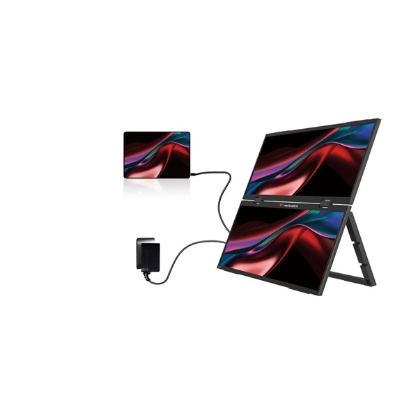 Verbatim 32403 Essentials hordozható 15,6" Full HD dupla monitor - Image 4