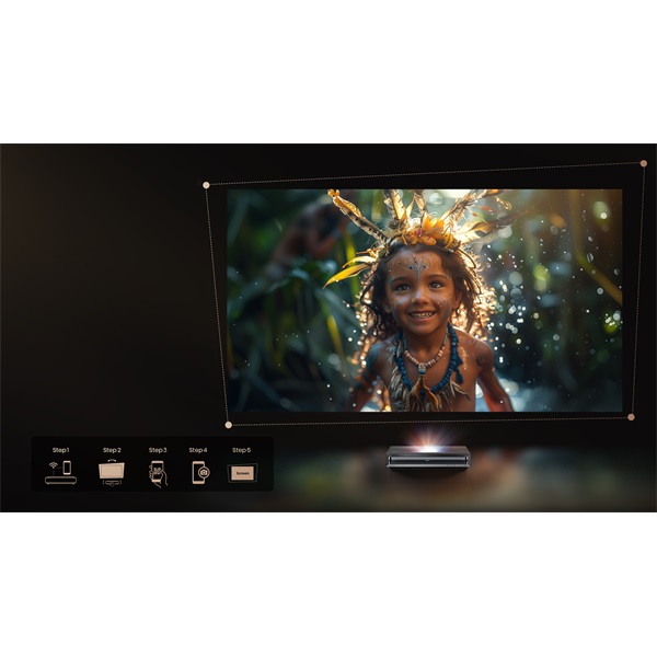 Hisense PX3-PRO 80"-150" 4K Smart LASER Cinema lézer projektor - Image 4