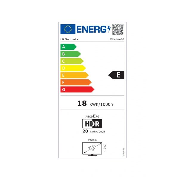 LG 27" 27U41YA-B.AEUQ FHD IPS 120Hz HDMI/VGA monitor - Image 6