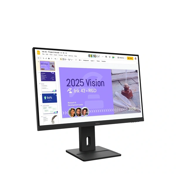 Lenovo 27" ThinkVision E27Q-40 FHD DP/HDMI fekete monitor - Image 3