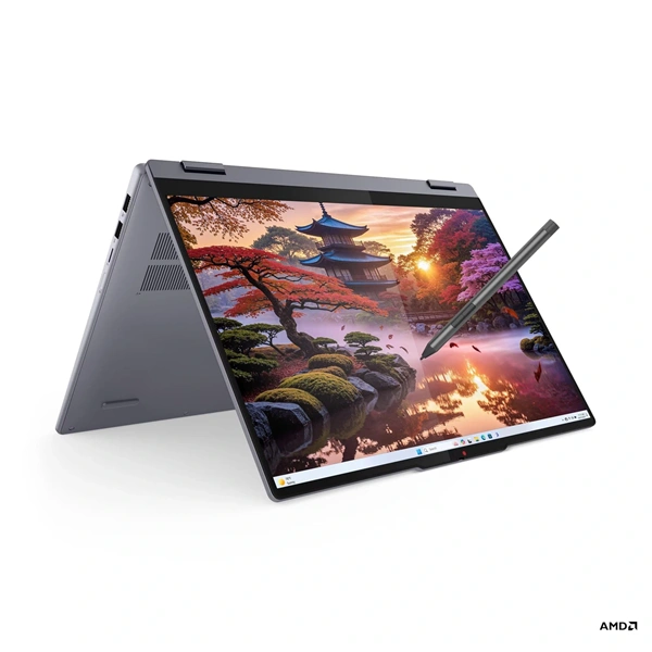 Lenovo IdeaPad 5 16AKP10 16"WUXGA Touch/AMD Ryzen AI 5 340/16GB/512GB/Int.VGA/Win11 Pro/szürke laptop + earbuds&egér - Image 9