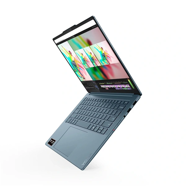 Lenovo Yoga Pro 7 14AKP10 14,5"3K/AMD Ryzen AI 7 350/32GB/1TB/Int.VGA/Win11/Alu ház/ zöldeskék laptop - Image 7