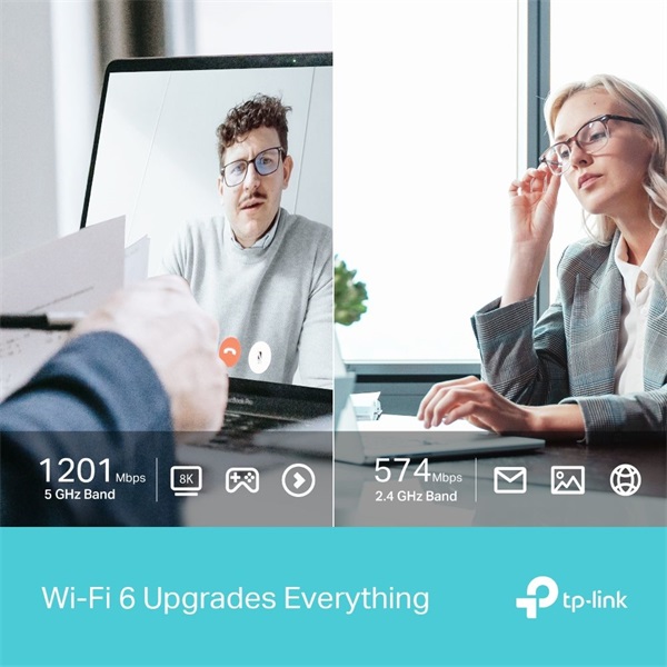TP-Link Archer TX20U AX1800 kétsávos vezeték nélküli Wi-Fi 6 fekete USB adapter - Image 4