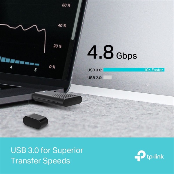 TP-Link Archer TX20U AX1800 kétsávos vezeték nélküli Wi-Fi 6 fekete USB adapter - Image 6