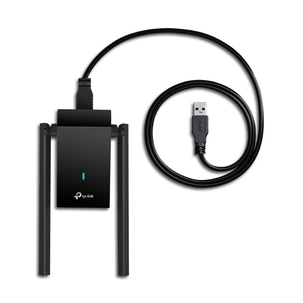 TP-Link Archer TX20U Plus AX1800 két antennás nagy teljesítményű vezeték nélküli fekete USB adapter - Image 3