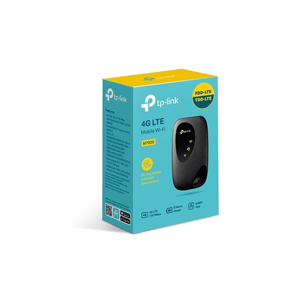 TP-Link M7000 4G LTE 150Mbps hordozható Mobil Wi-Fi router - Image 4