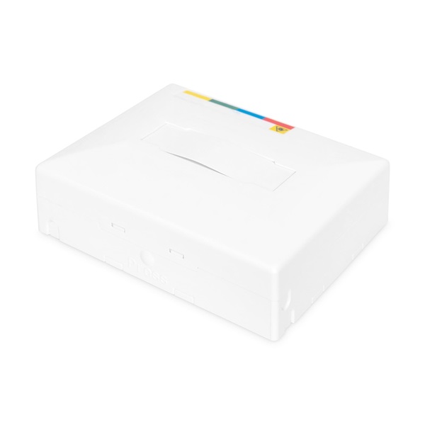 DIGITUS DN-931094 8 szálas 4x SC/APC SX 4x LC DX IP45 DIN/fali optikai FTTX/FTTH elosztó doboz toldóval - Image 6