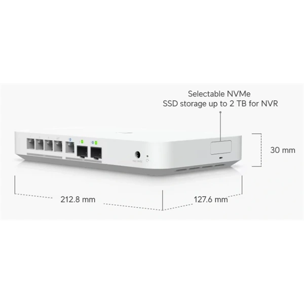 Ubiquiti UniFi UCG-Fiber 4x2.5GbE Multi-Gig LAN 2x10GbE SFP+ port Security Cloud Gateway Fiber router - Image 6